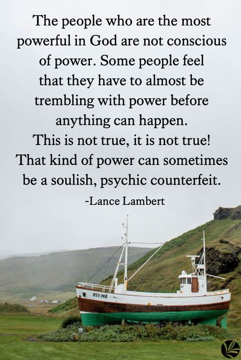 Evangelism Lance Lambert Powerful in God